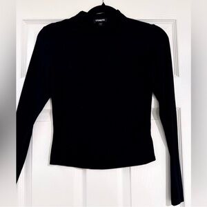 Express - Black Body Contour Shirt